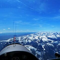 Flugwegposition um 12:54:36: Aufgenommen in der Nähe von Gemeinde Kammern im Liesingtal, Österreich in 2814 Meter